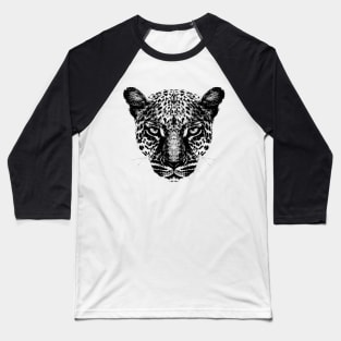 Head of a Leopard Baseball T-Shirt